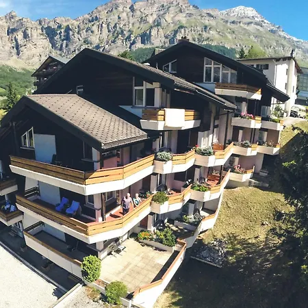 Alpenblick-leukerbad-therme מלון 3*